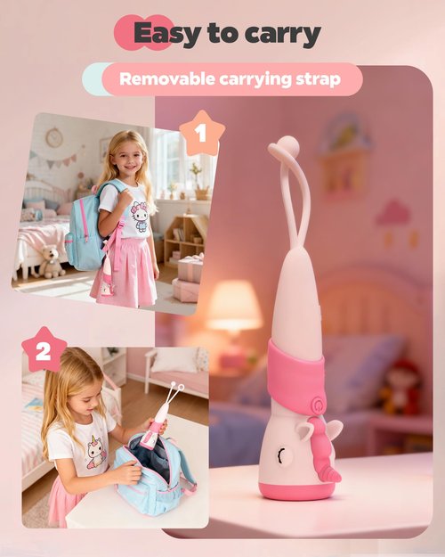 Kizmyee Silicone Kids Led Flashlight Toy for Boys & Girls, Unicorn Toys for Age 3 4 5 6 7 8 Year Old, for Camping & Outdoor Adventures, Birthday Gift