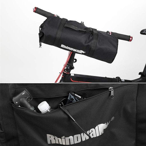 HUNTVP Bike Travel Bag 26 inch Folding Bike Bag Case Box Thick Bicycle Folding Carry Bag Pouch,Bike Transport Case for Air Travel