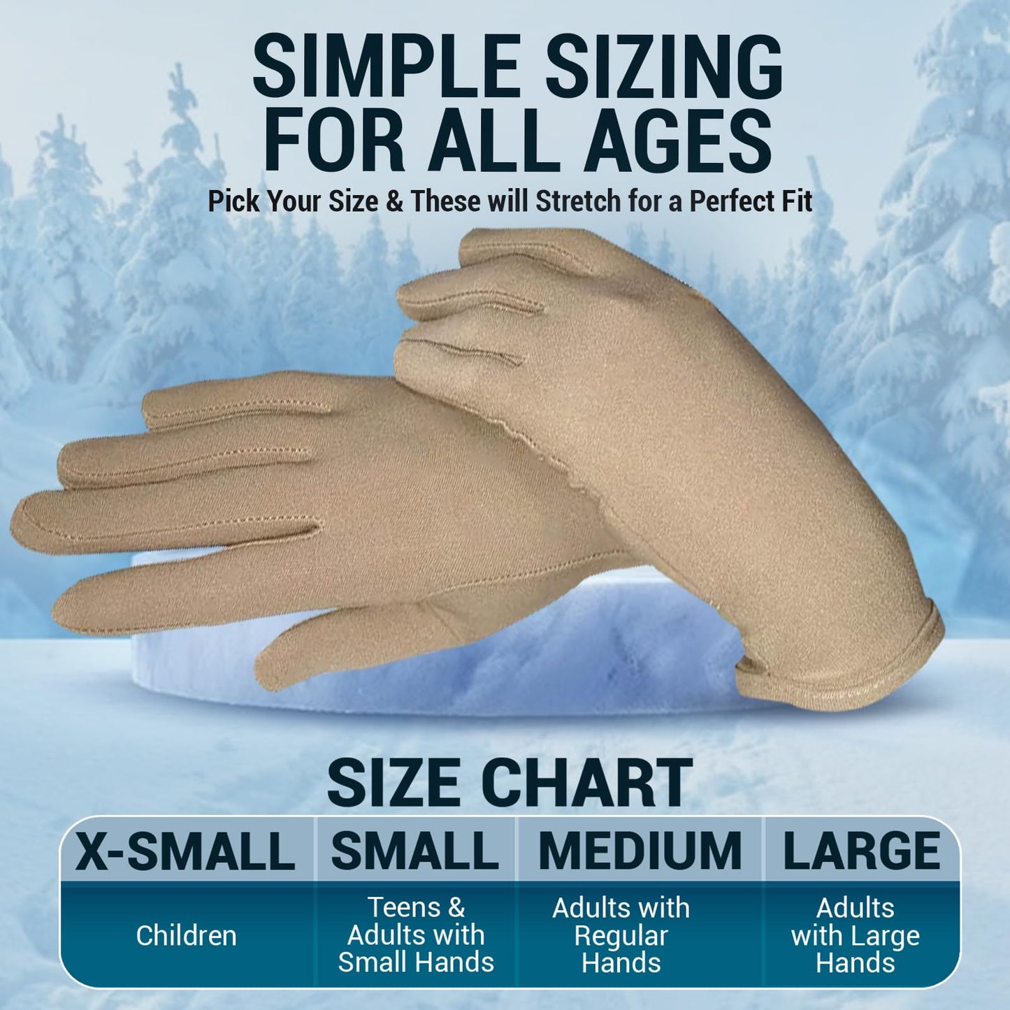 Kami-So Figure Skating Gloves | Ice Skating Accessories | Gel Wrist Protection | Thermal Padded Wear | Skate Accessories for Practice, Skate Outfit, Nude Gloves - Large, Beige (Waterproof)