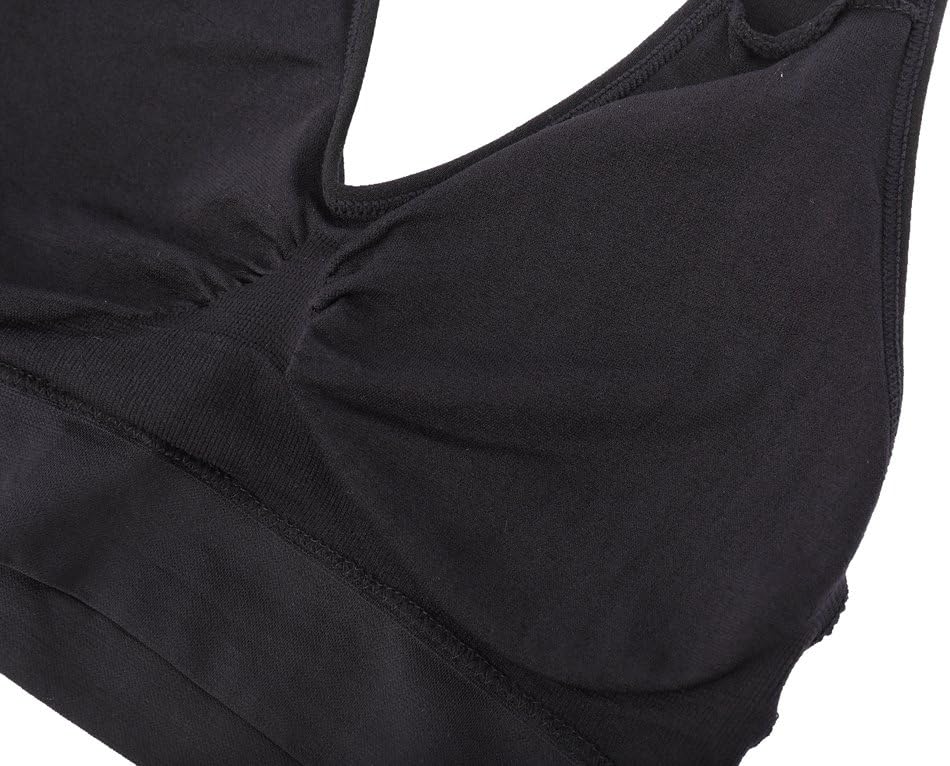 Skiennix Women's Seamless Wire-Free Bra - Comfortable Fit with Removable Pads