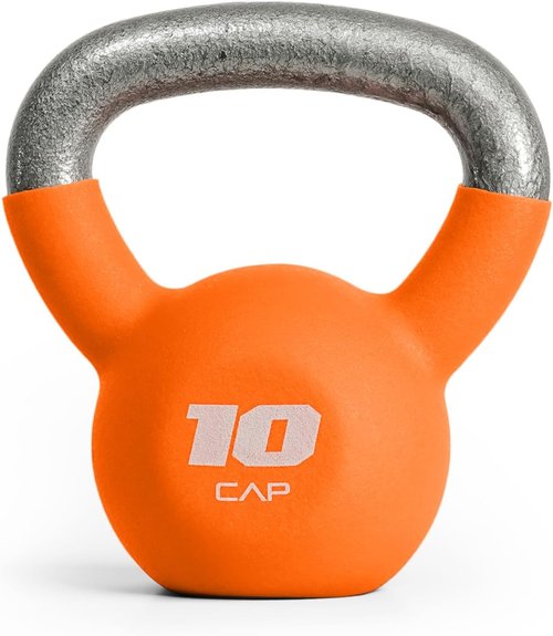 CAP Barbell Cast Iron Kettlebell - Durable Coated Finish, Available in Multiple Weights & Sets