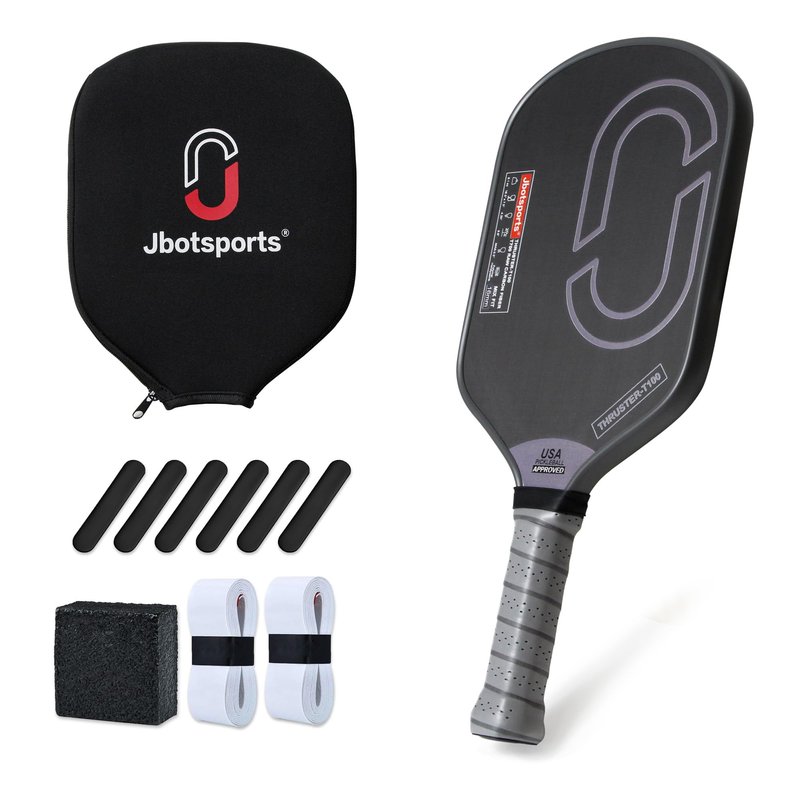 T700 Carbon Fiber Pickleball Paddle, Professional Pickle Ball Paddle Textured Surface with High Grit & Spin, Pickleball Racket Designed for Ultimate Spin & Control, Thruster-T100