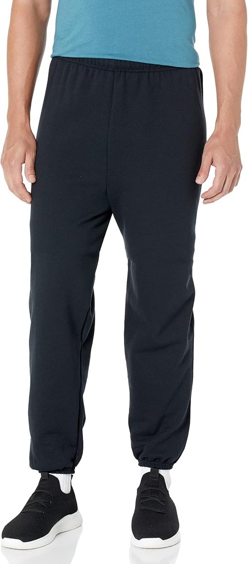Jerzees Men's NuBlend Fleece Sweatpants - Relaxed Fit, Elastic Bottom, Soft Cotton Blend