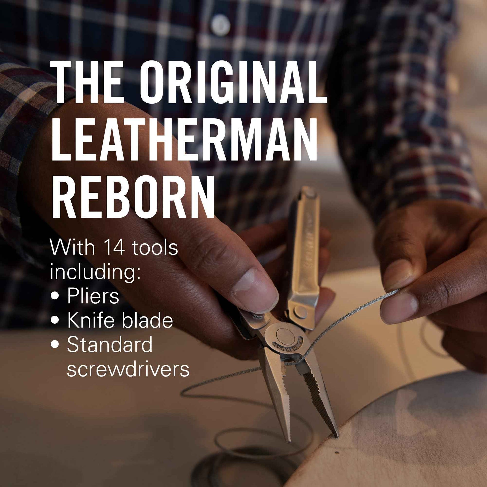 LEATHERMAN, Bond Multitool, Stainless Steel EDC Tool with 420HC Blade, Built in the USA