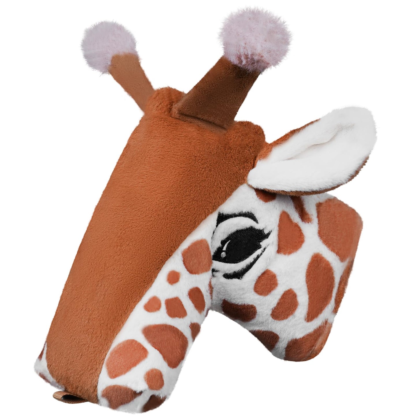 LZFAN Golf Club Covers Funny Golf Blade Mallet Putter Cover Animal Golf Club Head Covers Golf Gifts for Men Women Plush Giraffe