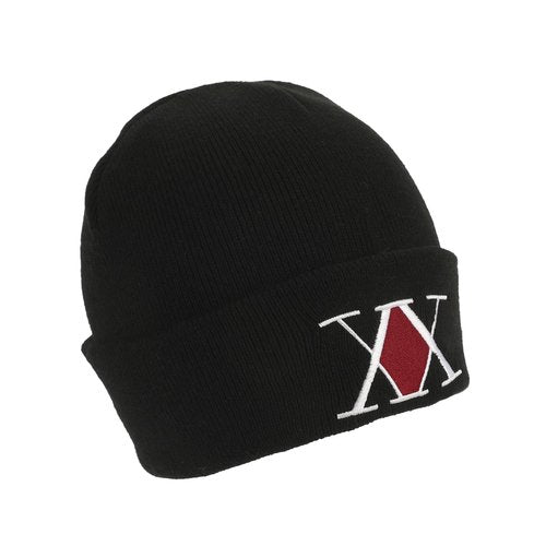 Hunter X Hunter Embroidered Logo Black Cuff Beanie