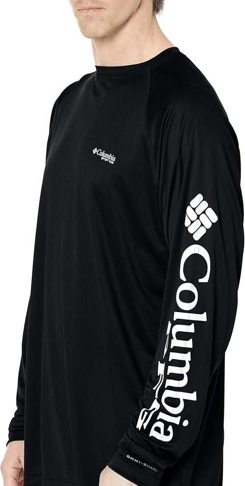 Columbia Men's PFG Terminal Tackle Long Sleeve Fishing Shirt - Moisture-Wicking, Lightweight