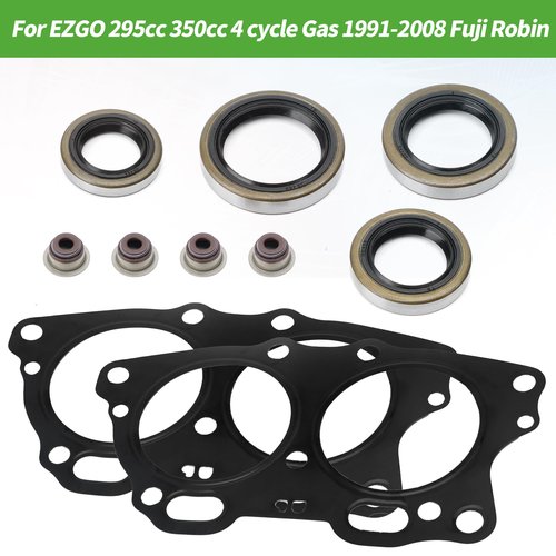 10L0L Golf Cart Gasket Seal Rebuild Kit for EZGO 295cc 350cc 4 Cycle Gas Golf Cart 1991-2008 Fuji Robin Engine Pre MCI Inc MCI Breather, Engine Rebuild Breather Gasket Seal Kit, OEM# 7608902