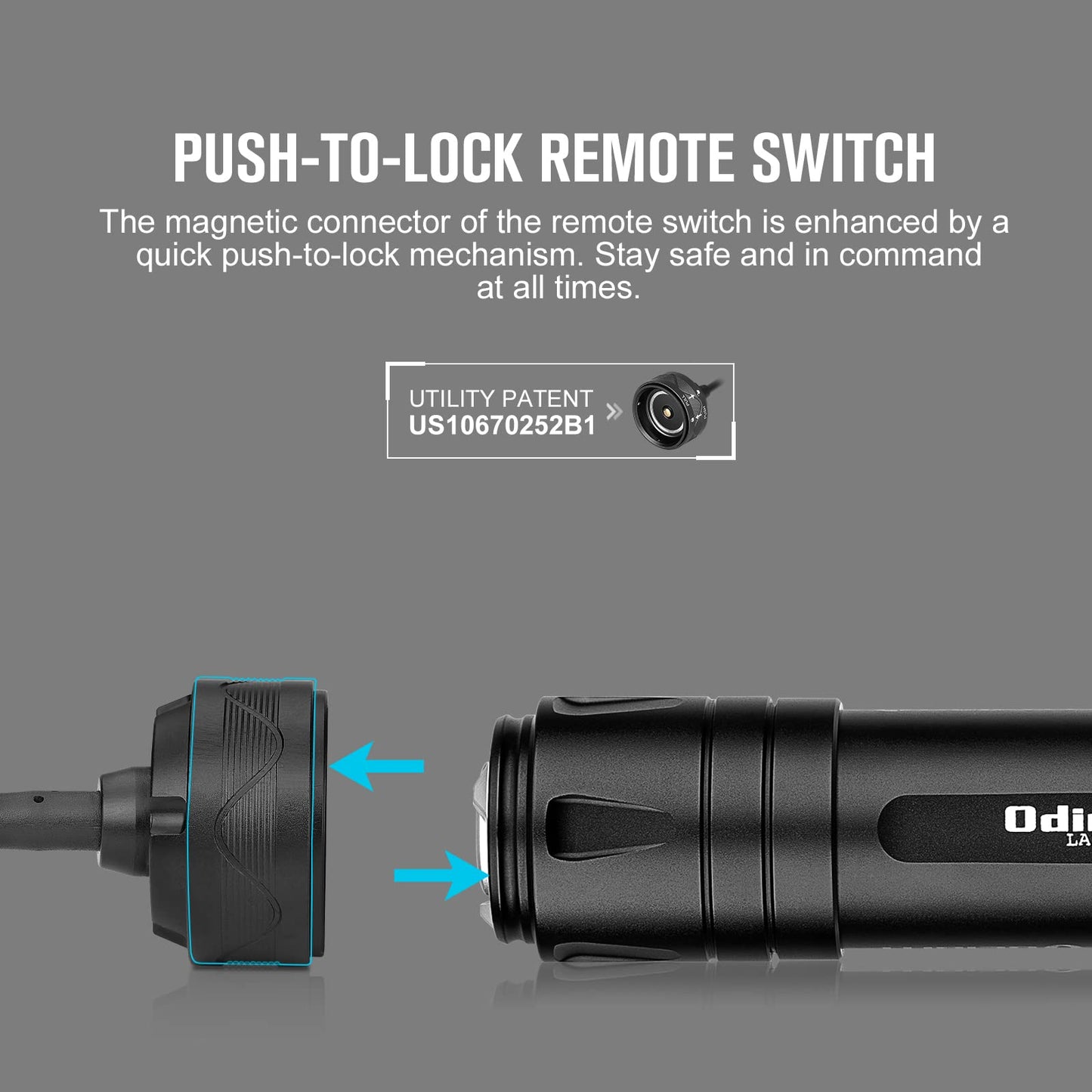 OLIGHT Odin GL M 1500 Lumens Mlok Tactical Flashlight with Green Beam