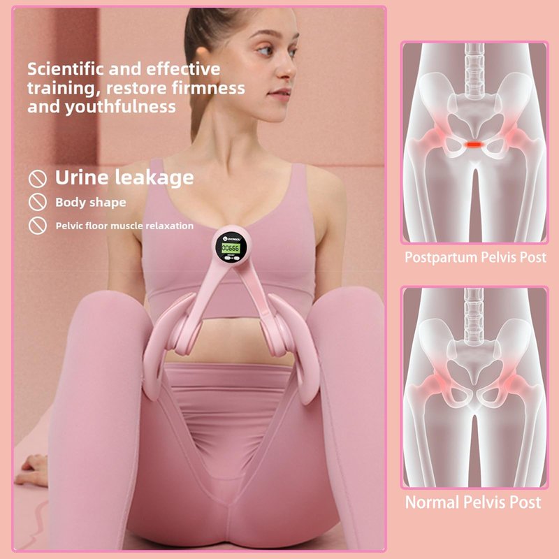 Bingsudanm Thigh Master Thigh Exerciser for Women – Pelvic Floor Exercise Devices for Home Fitness, Leg & Hip Toner for Postpartum Recovery, Strength Training & Slimming
