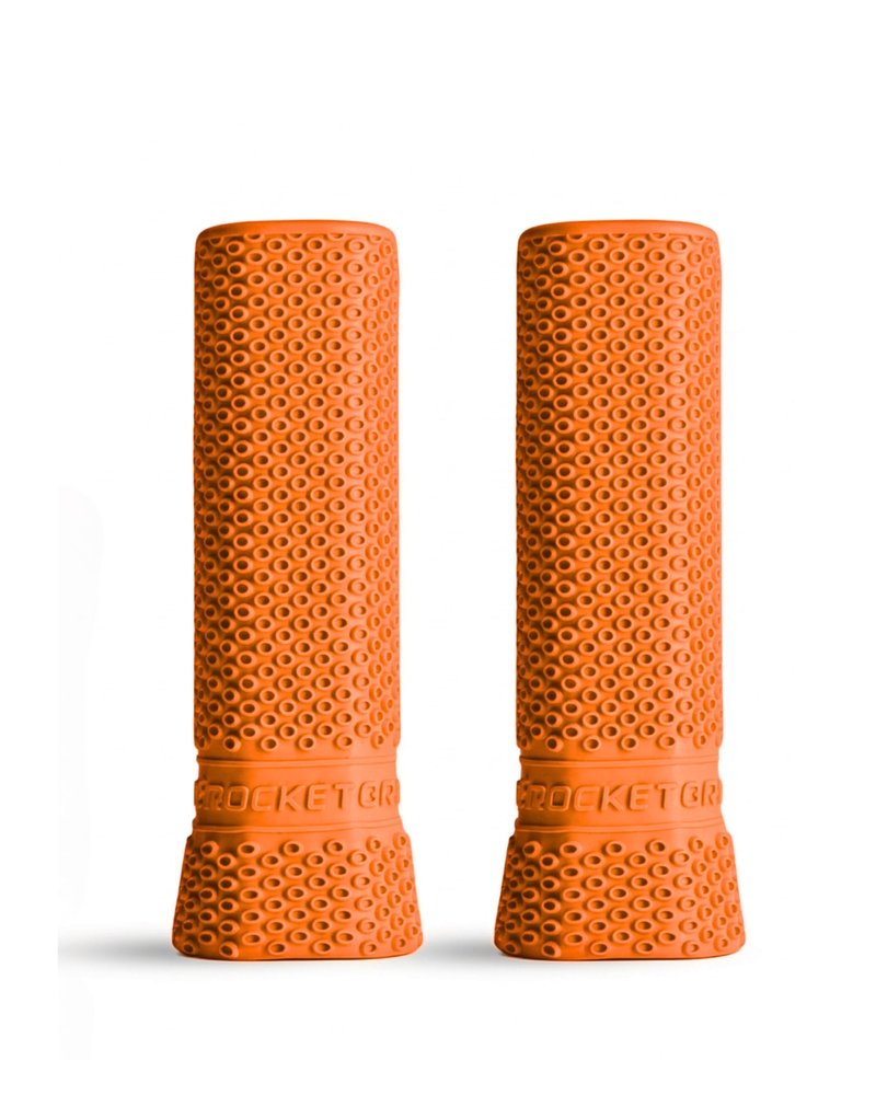 ROCKETGRIP Octopus Pickleball Paddles Grip (2-Pack) – Soft Silicone Undergrip for Pickleball Paddles – Cushioned, Sweat-Resistant Fit – Vibration Dampening Pickleball Accessory (Orange)