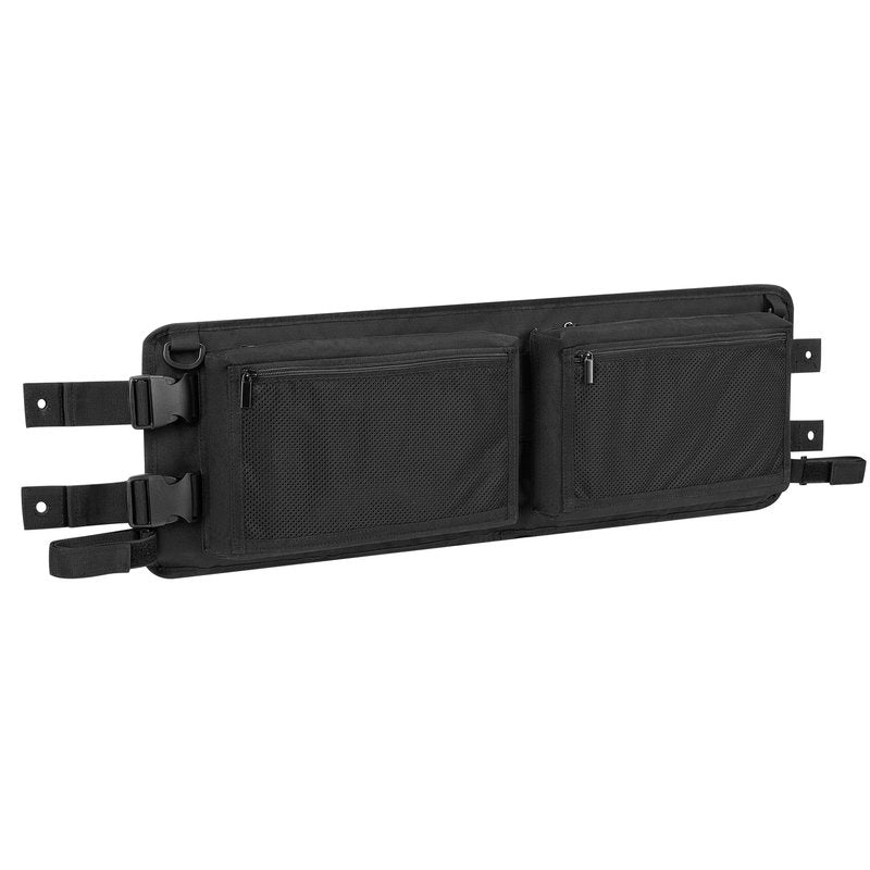 PGmoon Golf Cart Ceiling Storage Bag, Golf Cart Overhead Organizer Bag Compatible with Club Car Precedent,Tempo, Onward, Black