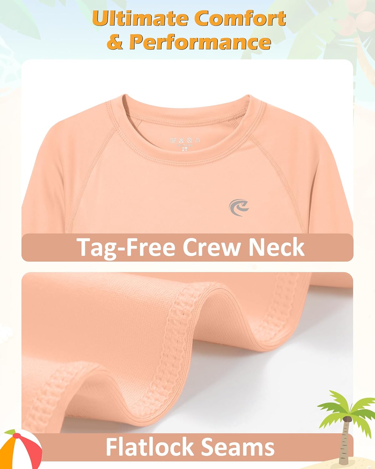 Regine Switzerland Boys UPF 50+ Swim Shirt - Long Sleeve UV Sun Protection Rash Guard | Youth SPF Water Shirt