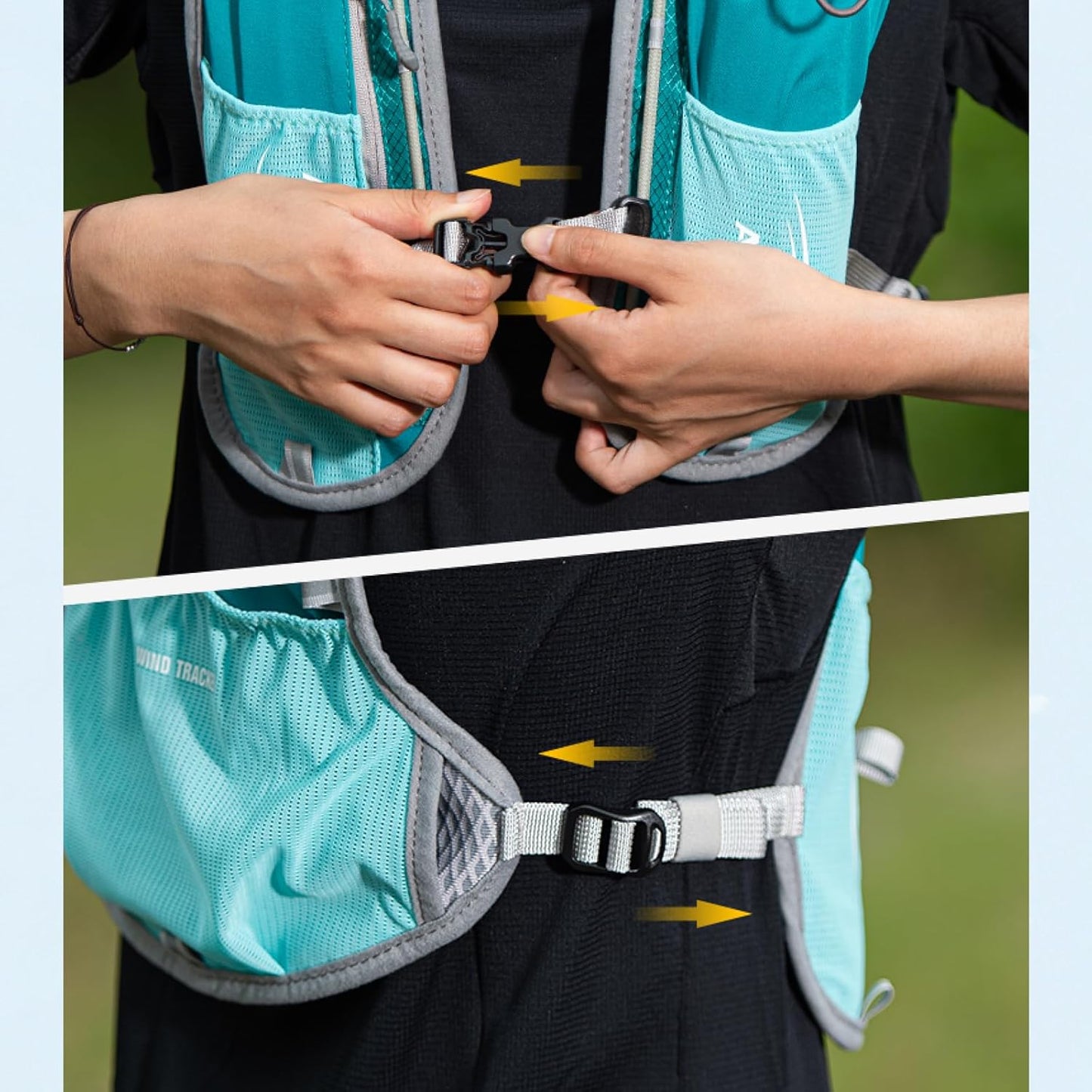 TRIWONDER Hydration Vest - Lightweight 5.5L Trail Bag for Marathon, Hiking, and Running - Unisex