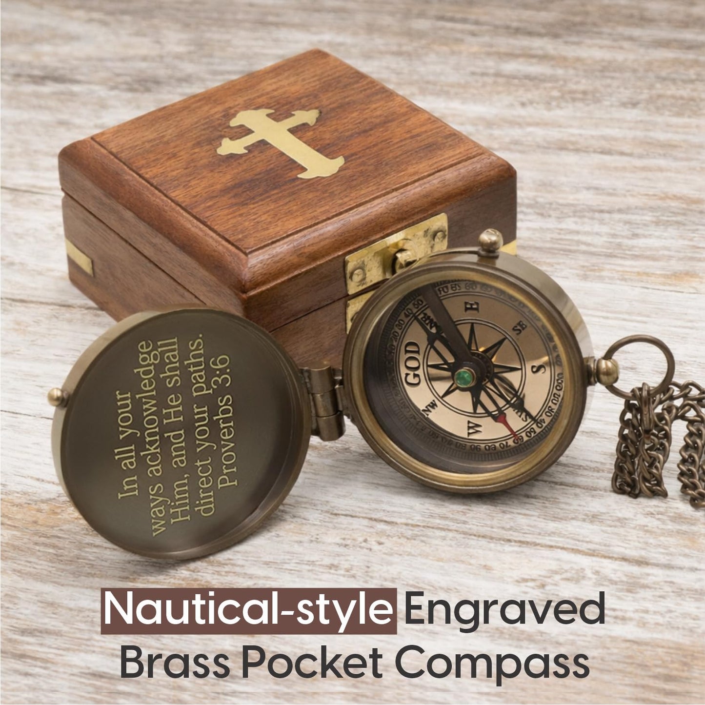 Baptism Gift for Teen Boys | Christian Inspirational Keepsake | Catholic Religious Gift for Son, Godson, Grandson | Confirmation & First Communion Gift