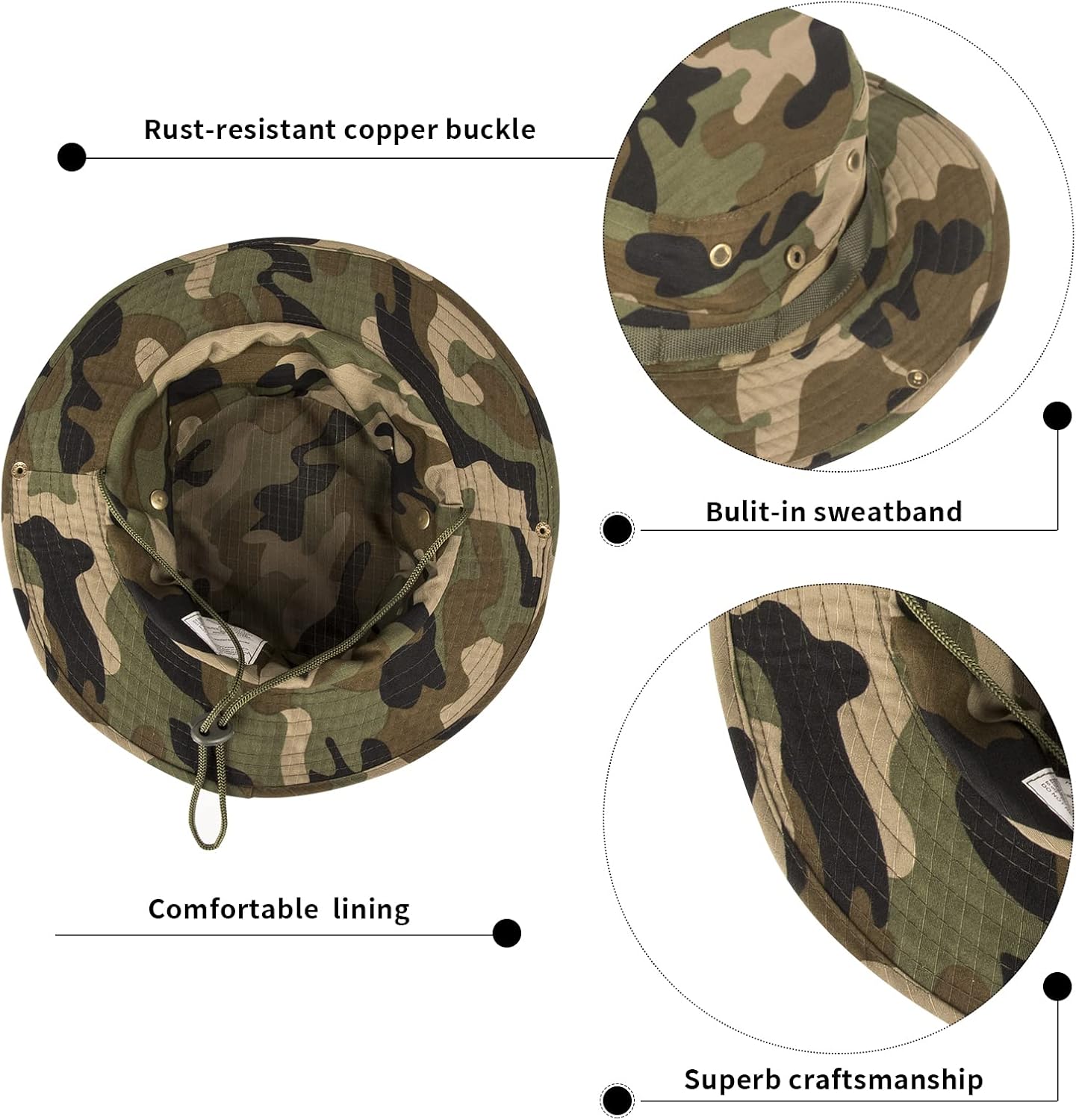 Skiennix Bucket Hat | UPF 50+ UV Protection for Men & Women - Foldable for Hiking & Beach