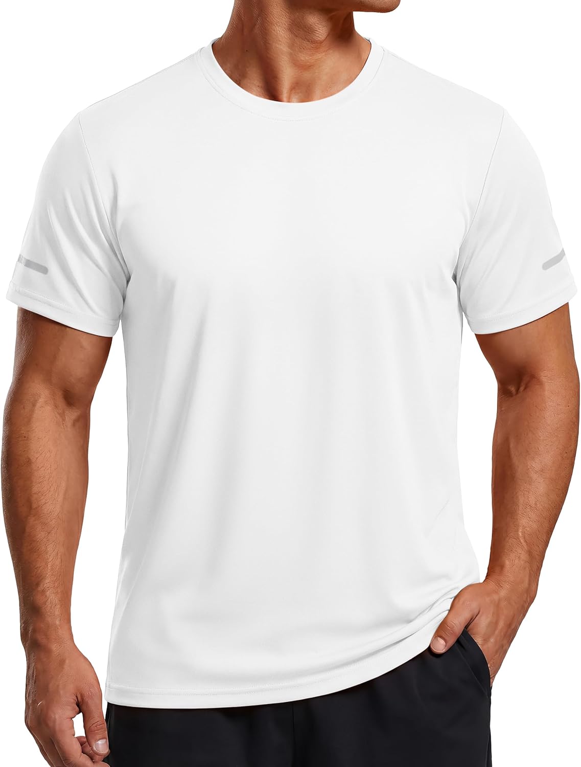 TACVASEN Men's Athletic T-Shirts - Short Sleeve Dry Fit with UPF 50+ Sun Protection | Ideal for Running & Gym