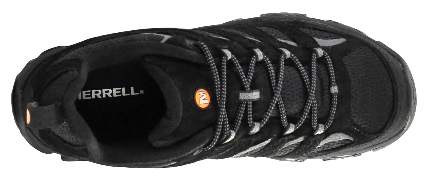 Merrell Men's Moab 3 Hiking Shoe, Black/Black, 8 W