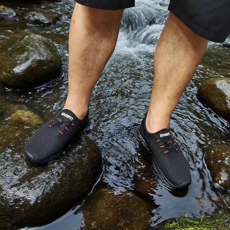 Men's Quick Dry Water Shoes | Breathable Aqua Sandals for Beach & Pool