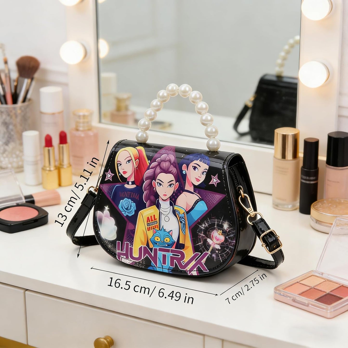 Skiennix Cartoon Sling Crossbody Bag - Kawaii Travel Purse for Women | Stylish Storage Solution
