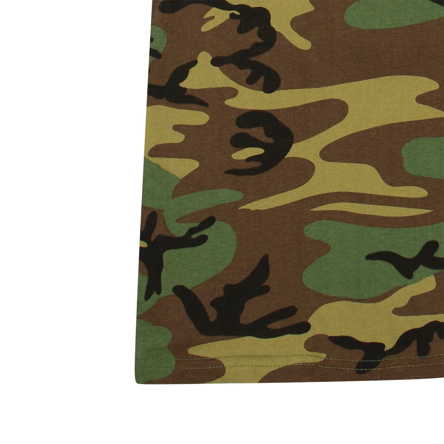 Rothco Kids Woodland Camo Heavyweight T-Shirt (US, Alpha, Medium, Regular, Woodland Camo)