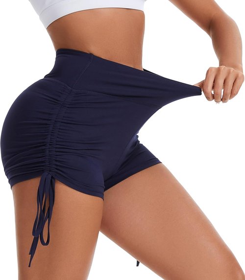 FULLSOFT High Waisted Biker Shorts - Tummy Control Spandex for Yoga, Workout, Cycling & Dance