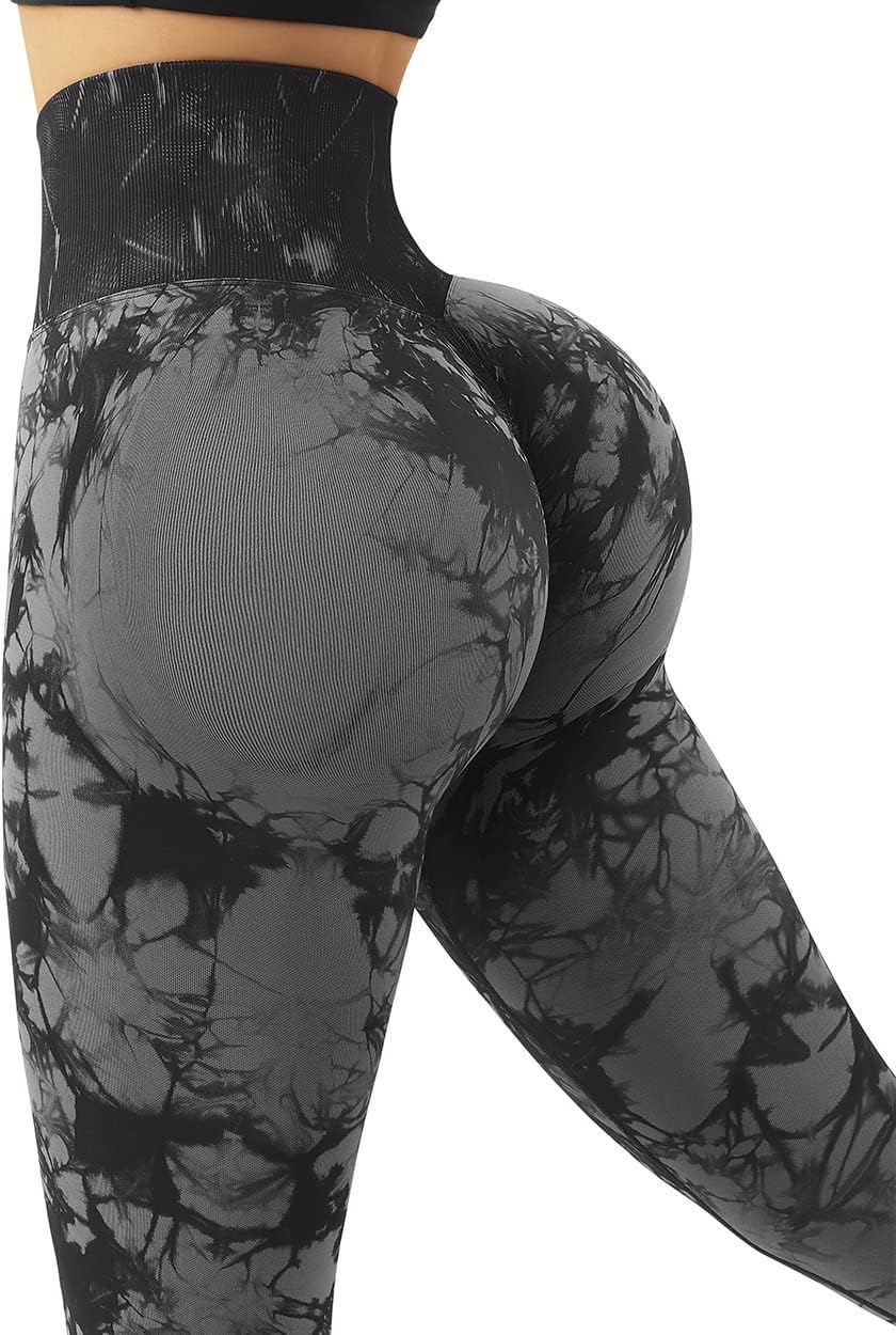 SUUKSESS High Waisted Scrunch Butt Lifting Leggings - Seamless Yoga Pants for Women