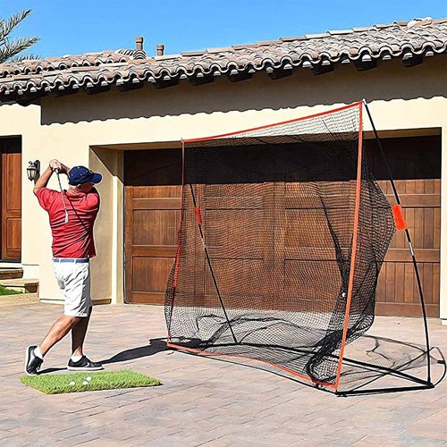 axGear Indoor/Outdoor Portable Golf Practice Net 10 FT x 7 FT Driving Range Golf Training Net