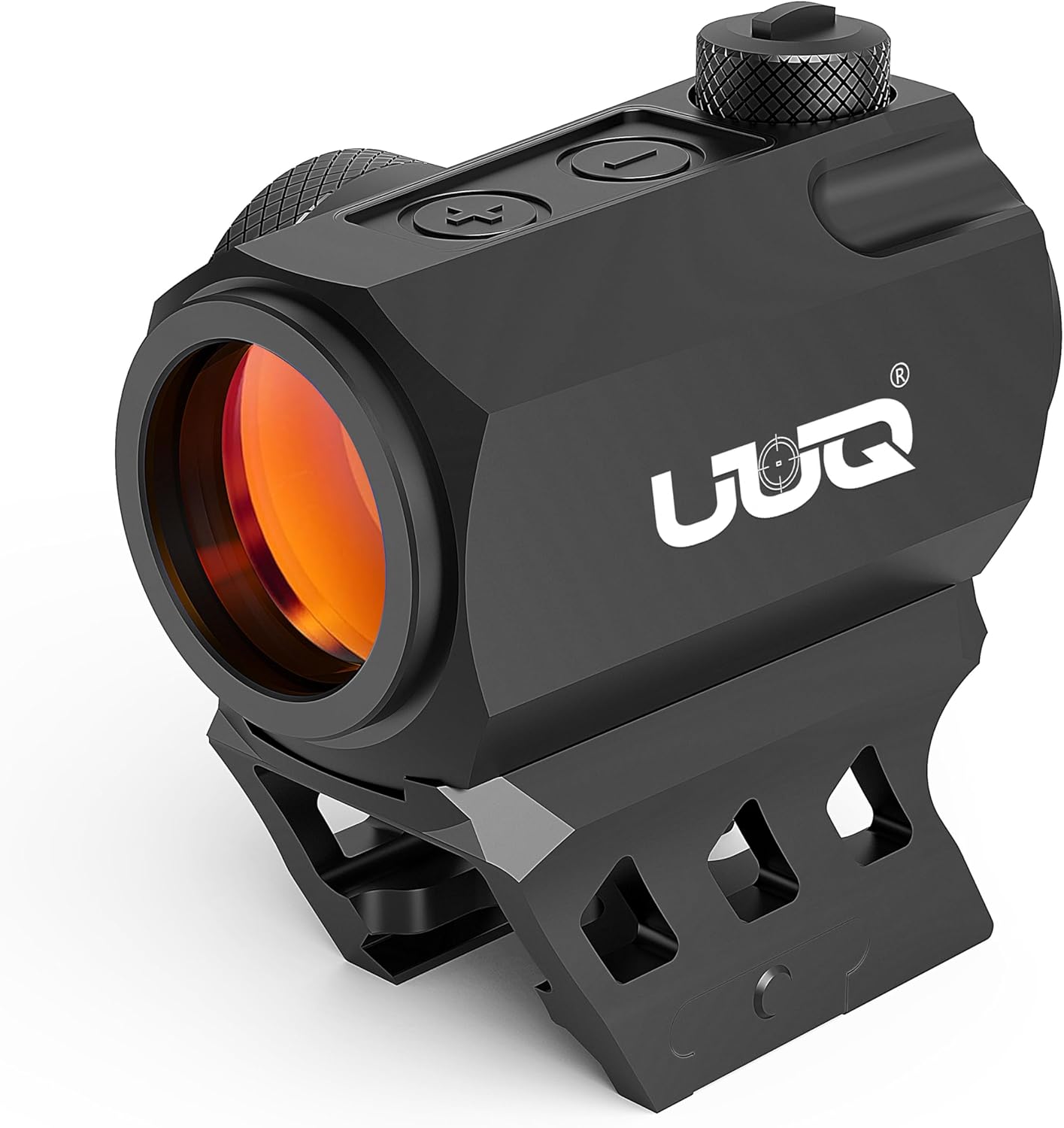 UUQ Compact Red Dot Sight - 2 MOA Shake Awake Optic with 11-Level Brightness & Riser | IPX7 Waterproof, 1000G Shockproof