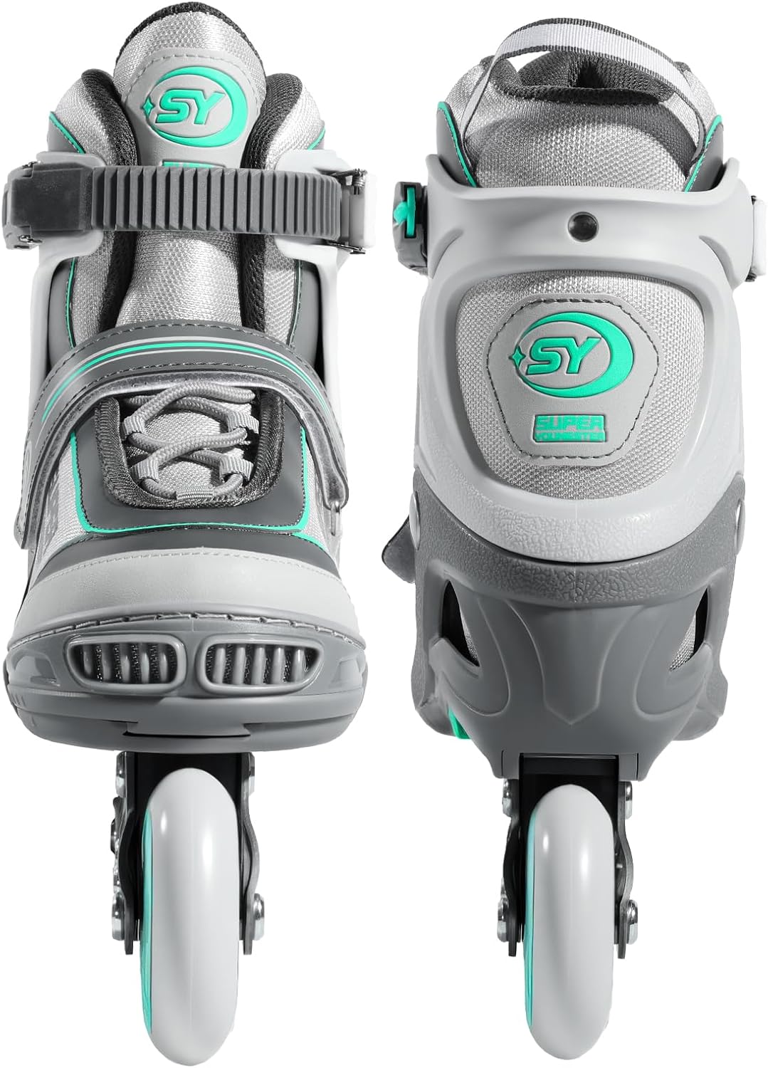 Super Youngster Women's Adjustable Inline Skates - Comfortable Roller Blades for Adults