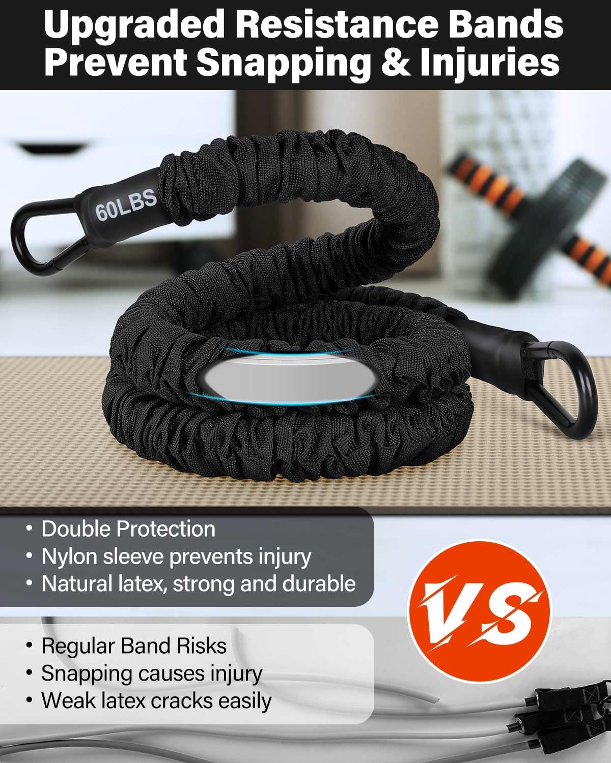 Resistance Bands with Handles, Exercise Bands
