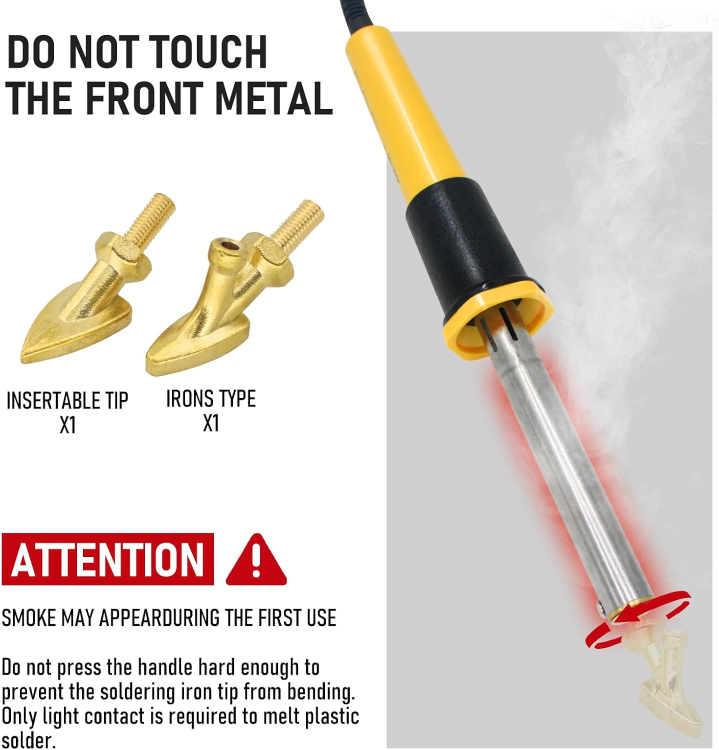 RX WELD 2-in-1 Plastic Welder Kit - 1000PCS Hot Stapler for Car Bumper & Toy Repairs