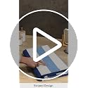 Oversized Cotton Beach Towel - Extra Large 40"X70" Plush Navy Blue