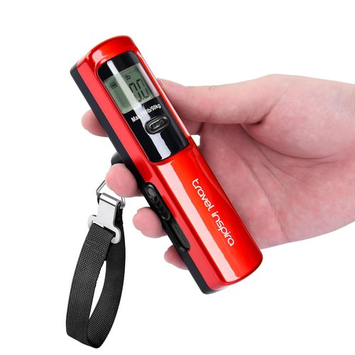 Battery-Free Luggage Scale by [Brand Name] - Portable Handheld Suitcase Scale, 110 lbs/50 kg Capacity