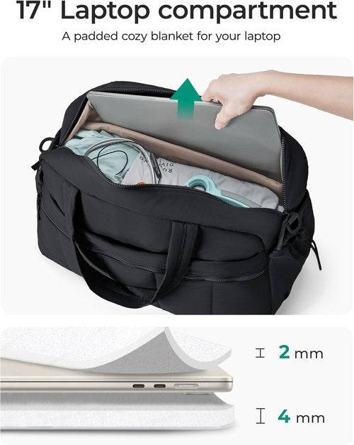 BAGSMART Gym Bag for Women - Lightweight Travel Duffle with Wet Pocket | Water-Resistant Design