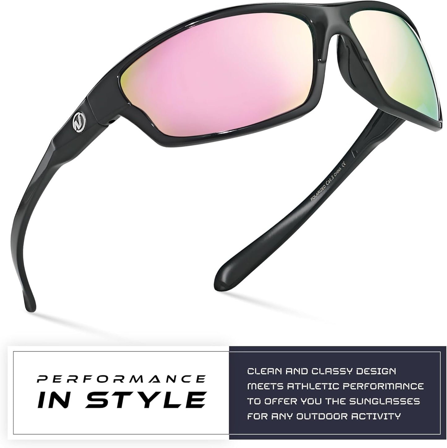Skiennix Polarized Sport Sunglasses - UV400 Protection for Men & Women | Ideal for Driving & Fishing
