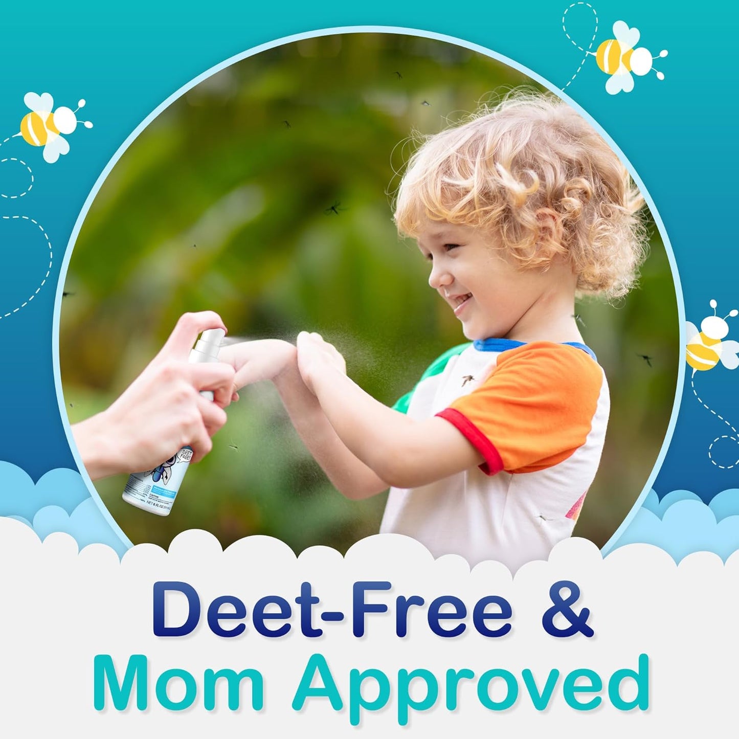 Ms. Pixie’s Mosquito Repellent for Babies & Toddlers - DEET-Free, Gentle Outdoor Protection, 3 oz
