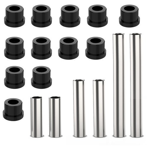 Mixopoly Front Spring and Upper A-Arms Bushing Sleeve Kit 102289901 for Club Car Precedent Golf Cart 2004-up, Replace OEM 102956201 102288101 102287701 102287601