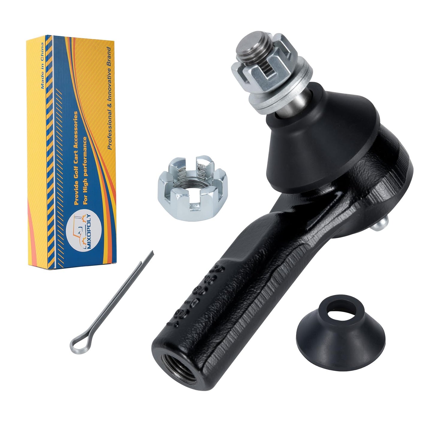Mixopoly Golf Cart Steering Rack Ball Joint and Outer Rod End Direct Fit for EZGO TXT G&E Golf Carts 2001-UP (Except RXV) Replace OEM 70695-G01 70695G01