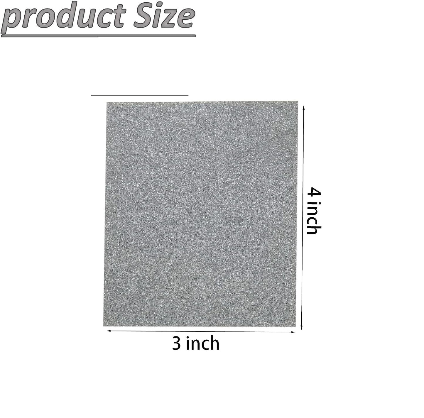 Tonmp 20 Pcs 3 x 4 Inch 600 Grit Sanding Sponge Set, Ultra Fine Sanding Sponges Pads, Soft Foam Hand Sander Block Wet Dry Sandpaper for Model Drywall Metal Wood Furniture Polishing (600 Grit)