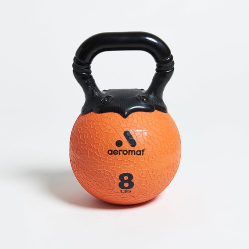AEROMAT Elite Kettlebell Medicine Ball Blue 18 lbs
