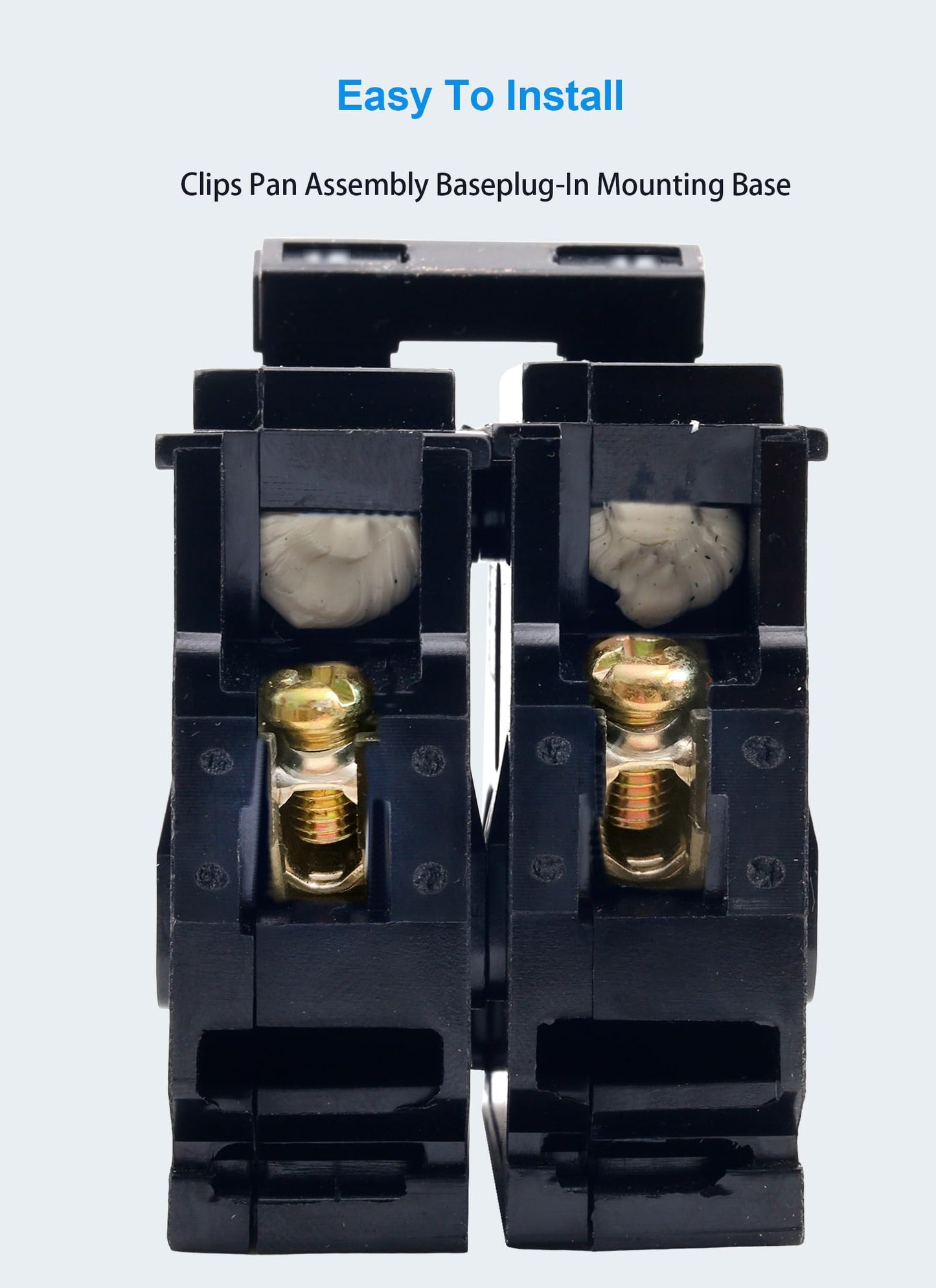 TLmathus 60 Amp 2 Pole Type QP Circuit Breaker Plug-in Mount Standard MCB Thermal Magnetic Protection, 10KA 120/240V, Compatible with Siemens PL and ES Series Load Centers(2P 60A)