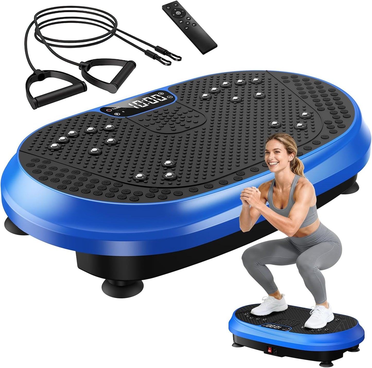 Skiennix Vibration Plate - Full Body Shaker Machine for Lymphatic Drainage | Bluetooth Fitness Platform