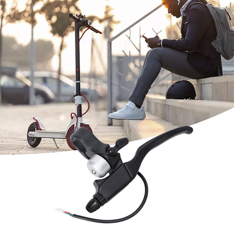 Replacement Electric Scooter Handbrake, Proof Prevent Slip Scooter Handle Brake Lever for Electric