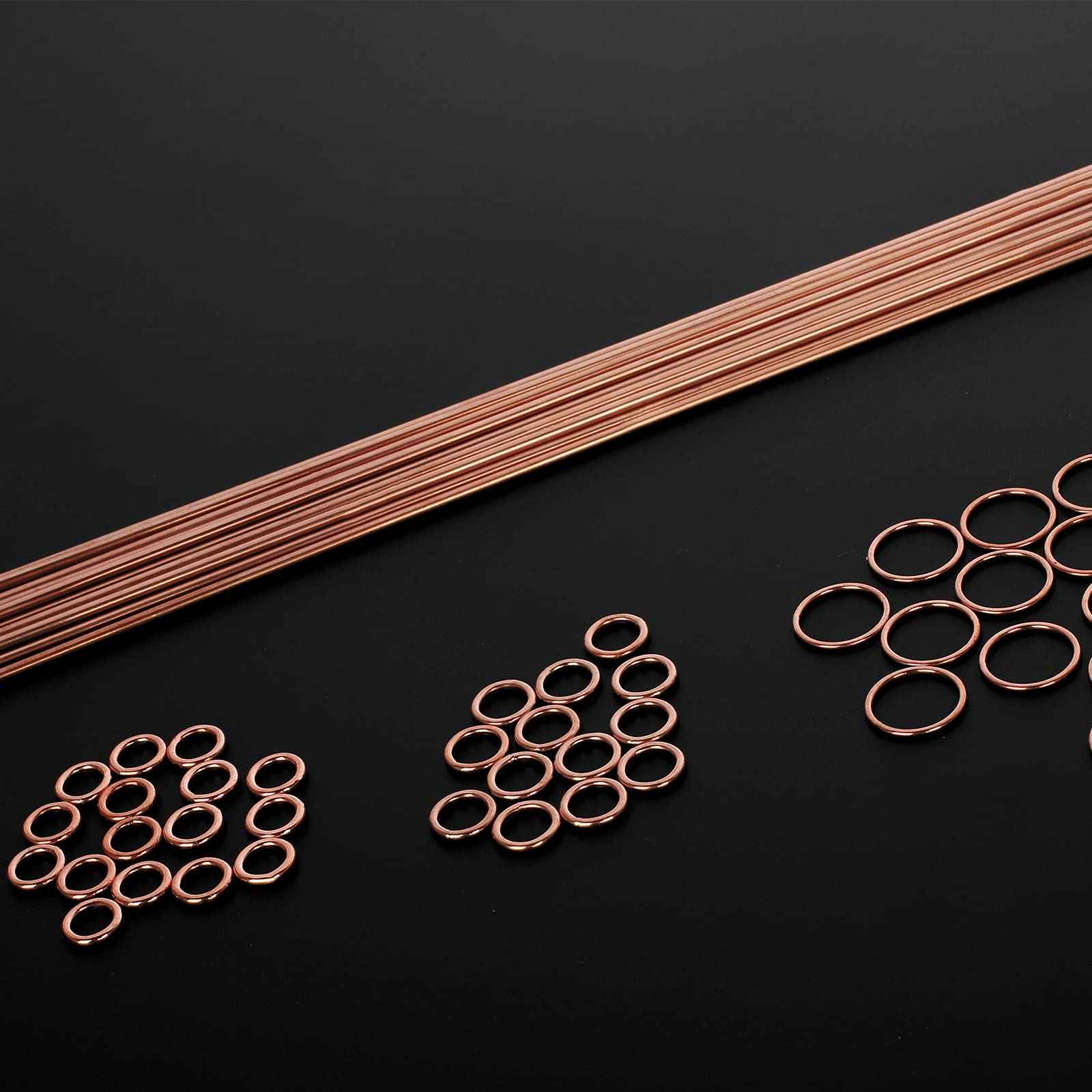 BLUEFIRE 1/2 lb 9pcs Bare Bronze Brazing Rods Low Fume Copper Brazing Alloys Diameter 1/8” Length 14” Solid LFB Sticks for TIG MAPP Propane Torch Gas Welding Brass Carbon Steel Cast Iron Nickel Alloy