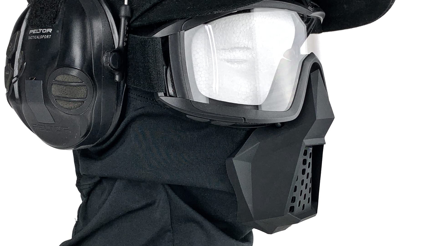 BrainExploder Essentials Face Protection - Flexible and Breathable Airsoft Mask