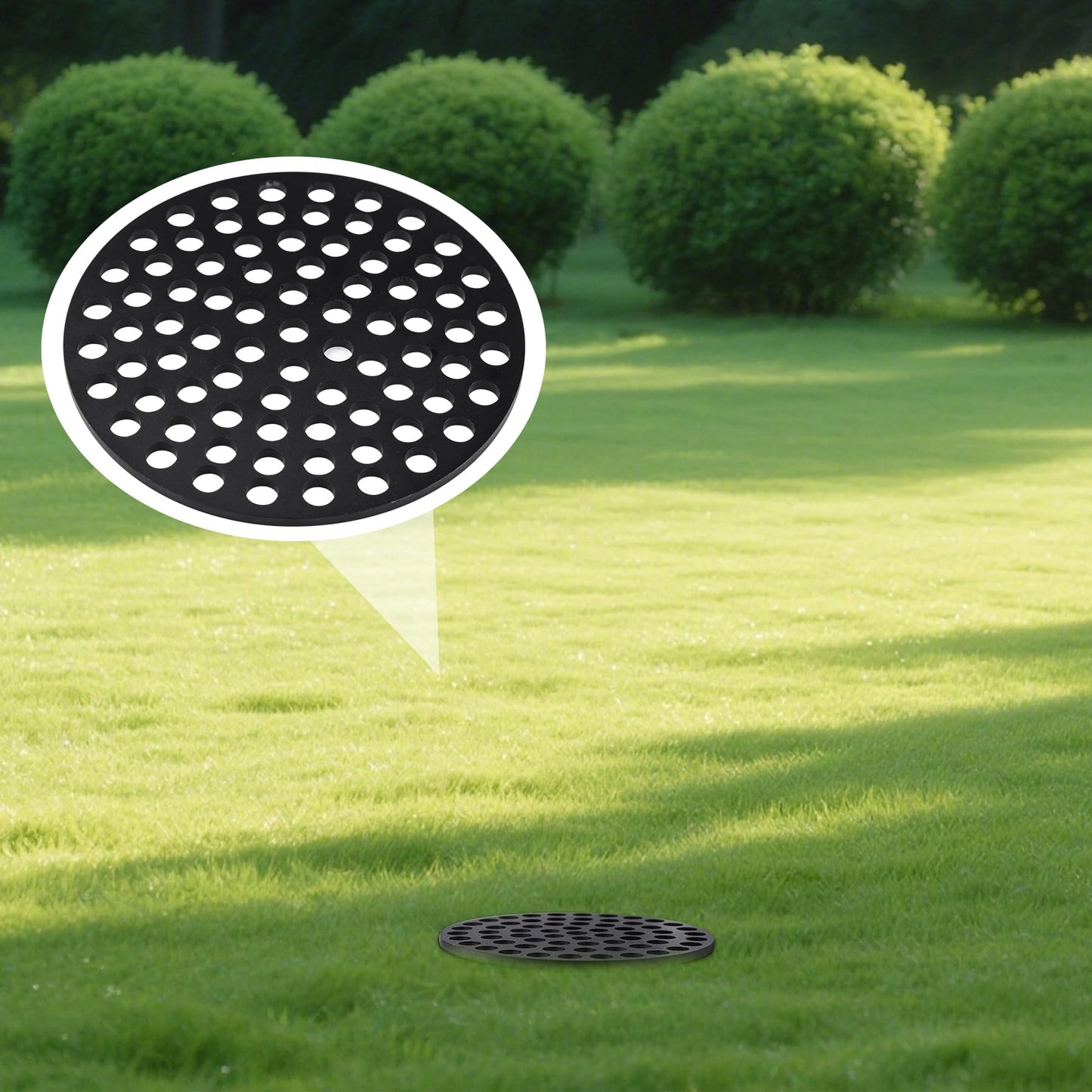 Baudelun 7 inch Floor Drain Cover, Garage Drain Cover Replacement Solution, Floor Strainer