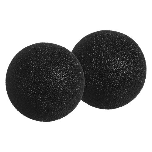 PATIKIL Hand Exercise Ball, 2 Pcs Squeeze Balls Stress Ball for Adults Grip Strengthening Occupational Equipment for Finger Wrist Strength, Black