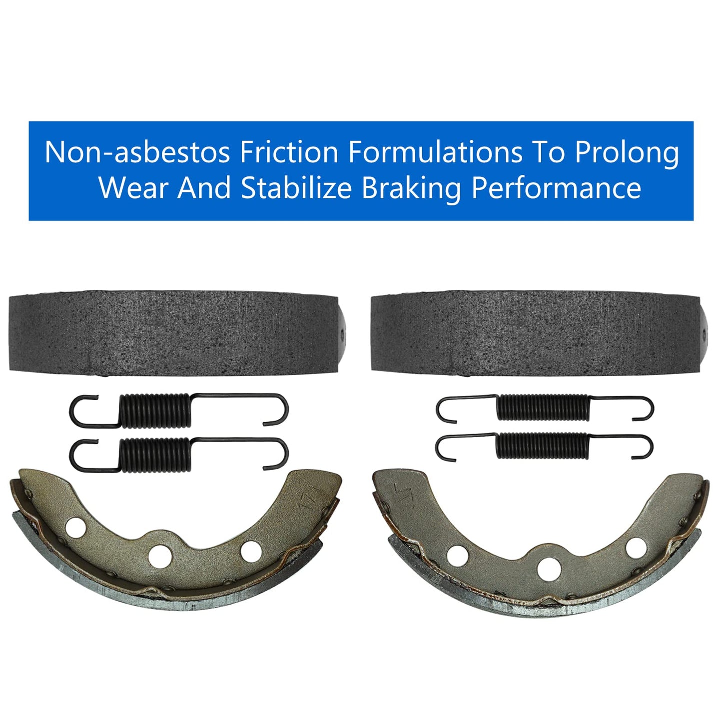 Brake Shoes Springs Kits 1018232-01 for Club Car DS 1995-Up Precedent 2004-Up Yamaha G1/G2/G3/G5/G8/G9/G11 E-Z-GO Gas Electric Golf Cart