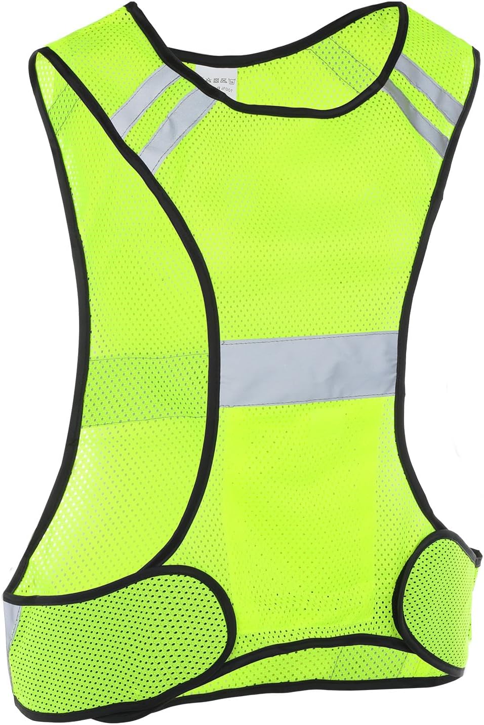Skiennix Running Reflective Vest - High Visibility Grey Reflector Tape for Night Safety | Ideal for Running, Biking, Walking